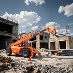 Top Sales 5 Ton Telehandler 13.8M Lifting Diesel Forklift Telescopic <strong>Loader</strong> 4WD Offroad Yuchai Engine for Construction Farm - Product Image 1
