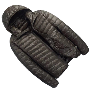 Áo khoác phao có mũ trùm đầu không thấm nước, chất liệu 90% lông vịt, kiểu dáng đơn giản, <span class=keywords><strong>b</strong></span>án buôn, dành cho nam và nữ - Product Image 6