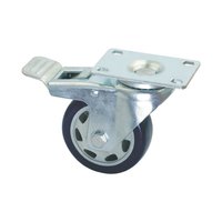 Roue universelle silencieuse 1, 1.25, 1.5, 2 pouces, petite poulie adaptée aux accessoires de quincaillerie pour flight case, roulettes universelles