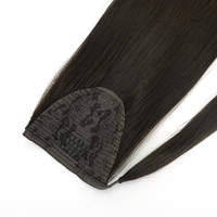 Extensions de cheveux queue de cheval enveloppantes de qualité supérieure, 100 % naturelles, provenant d'un seul donneur, à clipser