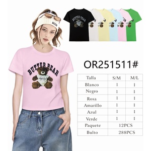 Comodo7 T-shirts à manches courtes personnalisés pour femmes Impression mignonne de luxe avec transferts de chaleur en strass Offre Spéciale - Product Image 5