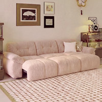 Luxuriöses Modernes Schlafsofa-Set - Waschbarer Stoff Langlebiges & Umweltfreundliches Design für Hotel-Lobby Büro Wohnzimmer
