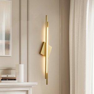 Lámpara de Pared de Lujo de Estilo Nuevo 2024 para Sala de Estar, Tira Larga de Alta Calidad con Decoración de Rejilla para Fondo de TV, Pared de Dormitorio - Product Image 3