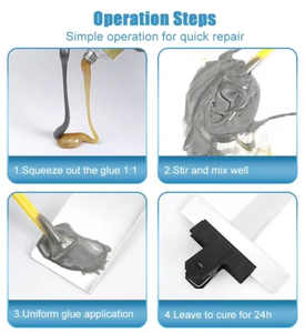 Colle de réparation de coulée AB Colle de résistance au métal Agent de réparation industriel Gel de soudage Résistance à la chaleur Colle de pâte de réparation de <span class=keywords><strong>soudure</strong></span> à <span class=keywords><strong>froid</strong></span> - Product Image 4