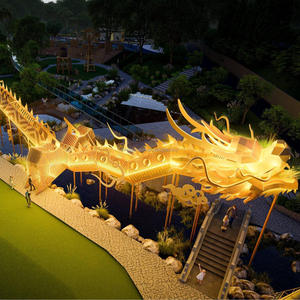 Parc de montagne en acier inoxydable, équipement de terrain de jeu non motorisé, toboggan incurvé sur mesure pour l'aménagement paysager - Product Image 6