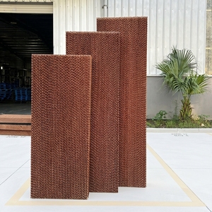 Heavy Duty 1500x600x150mm Brown <b>Cooling</b> <b>Pad</b> Honeycomb Evaporative Cellulose Panel Factory Temperature Gear - Product Image 1