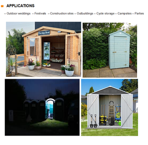 <span class=keywords><strong>2025</strong></span> New LED năng lượng mặt trời ánh sáng cho di động nhà vệ sinh 300 lumen năng lượng mặt trời đổ đèn với IP65 đánh giá - Product Image 6