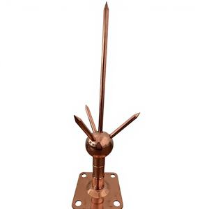 कारखाने प्रत्यक्ष बिजली सुरक्षा वायु रॉड टर्मिनल, ग्राउंडिंग सिस्टम घटकों के साथ - Product Image 1