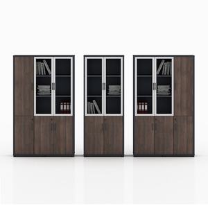 Foshan Modern Swing Door <b>Storage</b> Cabinet Wooden File Office Furniture for Home School Workshop Panel Wood Style - Product Image 5