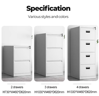 Armoire de classement métallique verrouillable de type tiroir en acier, vente en gros d'usine, pour bureau, usine et atelier