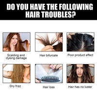 La coutume favorise la force des cheveux traitement de la perte de cheveux anti-cassure huile de batana organique pour la croissance des cheveux