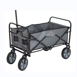 Excellent chariot utilitaire tout terrain en polyester et acier, chariot à main pour l'extérieur, 80kg, le plus vendu en CT-0101