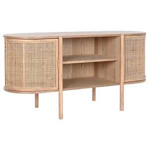 Rubberwood <b>Rattan</b> <b>TV</b> <b>Unit</b> 120x43.5x60cm - Product Image 1