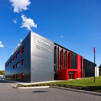 Entrepôt logistique en structure métallique certifiée CWB, bâtiment métallique préfabriqué haute résistance, vente directe d'usine