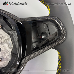 Volante de fibra de carbono personalizado con actualización LCI para BMW Serie 2 3 4 5 6 7 8 G02 G20 G26 G29 G30 G80 F90 X3 X4 X5 M3 M4 M5 - Product Image 4