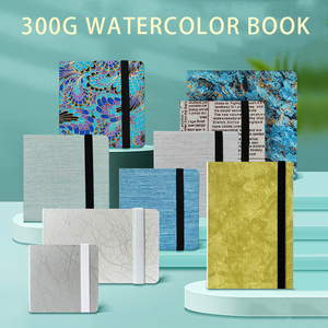 Bloc-notes <span class=keywords><strong>de</strong></span> papier <span class=keywords><strong>aquarelle</strong></span> en pulpe <span class=keywords><strong>de</strong></span> coton 300gsm artiste peinture et dessin <span class=keywords><strong>croquis</strong></span> papeterie 24 feuilles pour <span class=keywords><strong>voyage</strong></span> art extérieur - Product Image 5