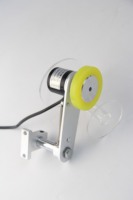 Ensemble de roue de mesure avec encodeur rotatif étanche IP65 |   Coupesurmesure Industrielles à Ressort Antidérapantes Haute Fiabilité