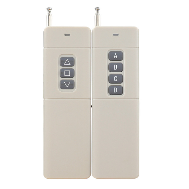 Long Range ASK Wireless Remote Control 1km Transmitter Distance for Lamp Water Pump Security System