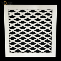 Panneau de plafond en métal expansé en aluminium, ignifuge, insonorisant, imperméable, décoratif, système de plafond suspendu pour