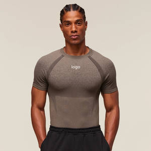 Nuevo Estilo de Camiseta Deportiva para Correr y Fitness Transpirable de Compresión Atlética de Manga Corta para Hombre - Product Image 1