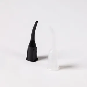 Dental Disposable Plastic Tip Disposable Plastic Dental Curved Tip Plastic Pre-bent Tip