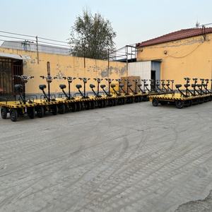 원격 제어 기능이있는 전기 4 륜 플랫 카 | 방폭 디자인 | 공장 운송 카트 | 사용자 정의 색상 - Product Image 4