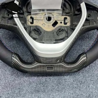 Volant en fibre de carbone à 3 branches personnalisé pour BMW Série 3 (châssis F) M3, compatible F06 F15 F20 F30 F36