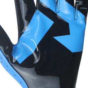 صنع المصنع قبضة فائقة NFL التبريد قفازات استقبال واسعة مخصصة لزجة للغاية قفازات استقبال كرة القدم مع إغلاق حزام - Product Image 5