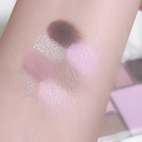 Multifunktionale Matte Wasserfeste Mineralische Perlglanz-Rouge-Palette für Lidschatten und Rouge-Puder mit Schimmer-Finish
