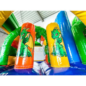 Château gonflable Combo <span class=keywords><strong>Dragon</strong></span> Jumper avec toboggan pour parc d'attractions - Product Image 5