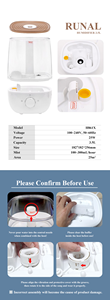 RUNAL 3L Kühler Nebel Luftbefeuchter Smart Ultraschall-Luftbefeuchter für Zuhause und Schlafzimmer - Product Image 6