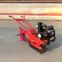2024 Grande Vente Mini Motoculteur Désherbeur Agricole/Semoir à Maïs Motoculteur à Chaîne de Puissance