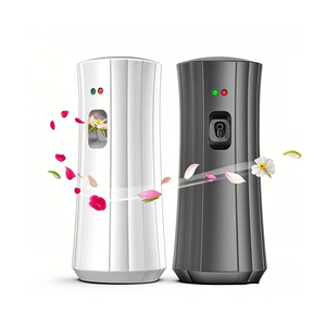 Diffuseur automatique de parfum pour toilettes, fonctionnant avec des piles AAA, à poser au sol ou à fixer au mur, <span class=keywords><strong>d</strong></span>ésodorisant pour salle de bain, distributeur <span class=keywords><strong>d</strong></span>'aérosol - Product Image 1