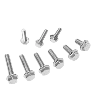 DIN 6921 / ISO 1665 A2-70 thép không gỉ hình lục giác mặt bích Bolt một phần chủ đề, mặt bích Hex ốc vít ốc vít đầy đủ chủ đề - Product Image 4