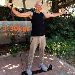 Mesin Kabel Multifungsi Home <span class=keywords><strong>Gym</strong></span> Portabel Terhubung Aplikasi Pintar untuk Latihan Kekuatan Tubuh Penuh - Product Image 2