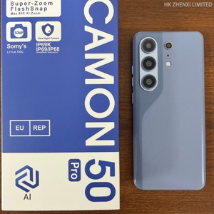 สมาร์ทโฟน Camon 50 Pro รุ่นใหม่ ปี 2026 หน่วยความจำ 16GB+1TB หน้าจอ 7.3 นิ้ว รองรับซิมคู่ CDMA LTE กล้อง 108MP อัตรารีเฟรช 144Hz - Product Image 1