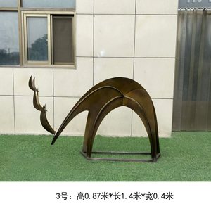 Escultura de Ciervo de Acero Inoxidable, Arte Metálico Abstracto Geométrico para Jardín Exterior, Decoración de Paisaje Hecha a Mano para Montar en el Suelo - Product Image 4