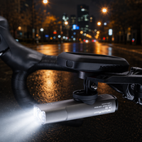 Lumière de vélo OEM MTB 2000 lumens ANT+ rechargeable, étanche IPX6, pour vélo de montagne électrique