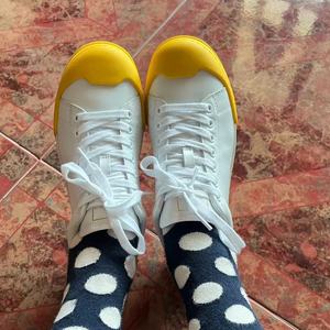 Chaussures de marche décontractées à plateforme respirante en cuir à lacets et bout fermé - Mrn-nii avec un style luxueux et tendance - Product Image 4