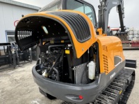 Mini-pelles compactes 5t 6 tonnes, excavatrices sur chenilles avec accessoires de godet