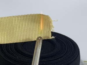 25mm 50mm 1 inch Aramid <span class=keywords><strong>Webbing</strong></span> nhiệt độ cao kháng kevlas sợi <span class=keywords><strong>Webbing</strong></span> - Product Image 5