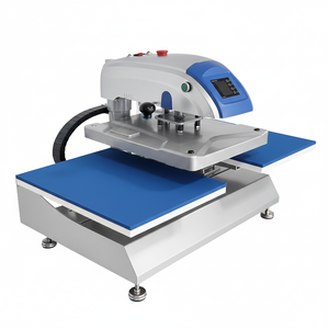 Xinhong นิวเมติก 40 * 50 ซม. Dual Station เครื่องถ่ายเทความร้อนระเหิดการถ่ายเทความร้อนสำหรับเสื้อยืด - Product Image 3