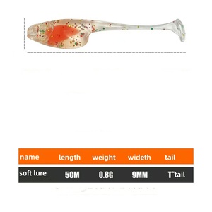 Spinpoler TPR Flottant Jerk Bait Shad Minnow Leurre de pêche souple 10x Appât artificiel fort Split Tail <span class=keywords><strong>Drop</strong></span> <span class=keywords><strong>Shot</strong></span> Bass Pike Zander - Product Image 3