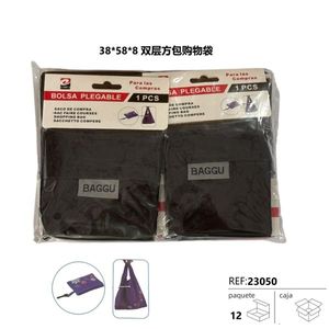 BAGGU Folding Shopping Bag 38x58x8cm Double Layer Reusable Grocery Bag - Product Image 3