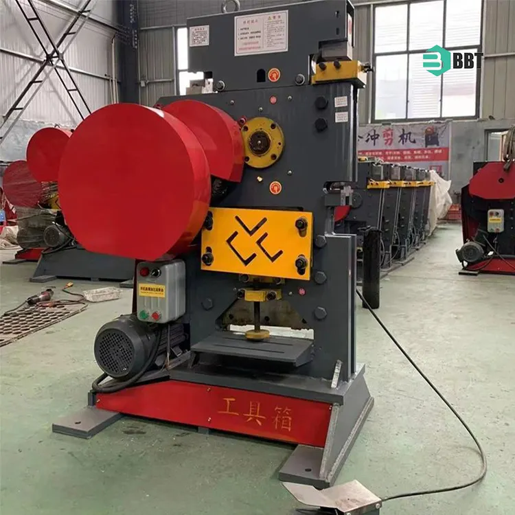 Stainless Steel Pipe Cutting Machine Roll Steel Cutting Machine Hydraulic Iron Worker Shearing And Punching