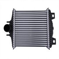 Intercooler avec soupape de dérivation intégrée et kit complet de tuyauterie pour la mise à niveau du système turbo pour la course et le tuning