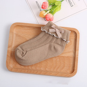 Calcetines <span class=keywords><strong>de</strong></span> princesa Laciness <span class=keywords><strong>para</strong></span> niños primavera y otoño infantil y niña con lazos calcetines <span class=keywords><strong>de</strong></span> algodón <span class=keywords><strong>para</strong></span> bebés - Product Image 4