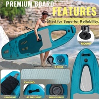 Planches Sup à point de chute d'une capacité de 308LB Planche à pagaie gonflable en gros avec accessoires