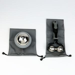 Kit de massage à rouleaux de thérapie par le froid et le chaud 2 en 1 - Acier inoxydable, caoutchouc ABS, écologique pour les soins des pieds, la physiothérapie, la beauté - Product Image 4