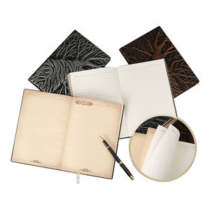 A5 Posteriore a morire in pelle naturale notebook copertina rigida, Classico Creativo 3D in pelle goffrata notebook, notebook diario - Product Image 3